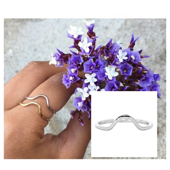 Pura Vida Jewelry - Pura Vida Domed Stacking Ring Rhodium Plating 6